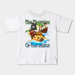 The Treasure Of The Island Kids T-Shirt